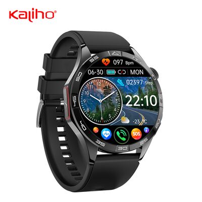 OEM ODM 1.43inch sleep monitor running tracker caller id custom gps tracking ios quartz sport smart mobile phone calling FD05 watch access control nfc calorie consumption call function