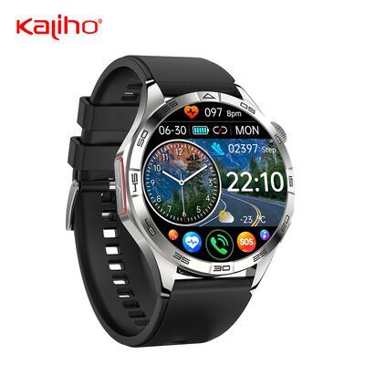 OEM ODM 1.43inch sleep monitor running tracker caller id custom gps tracking ios quartz sport smart mobile phone calling FD05 watch access control nfc calorie consumption call function