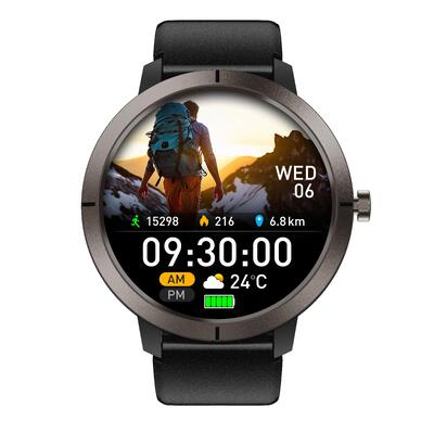 DM76 Smart Watch 1.32inch AMOLED HD Display,DPI:466*466 With GPS And Flash 256Mb