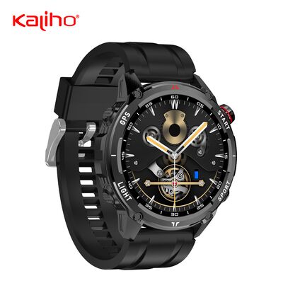 OEM ODM 1.43inch digital health fitness sleep heart rate monitoring custom gps tracking caller id Stratos 4 smart phone calling W10 PRO watch shopping subway game call function athletes gym