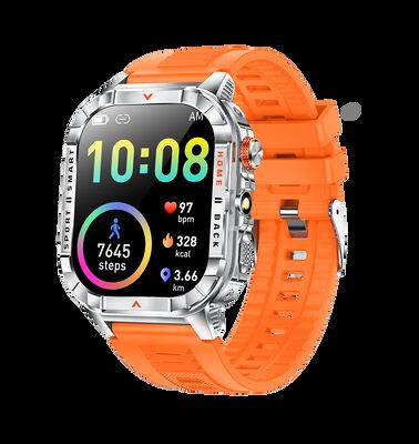 2.01inch bluetooth android water resistant custom health heart rate sleep fitness monitoring gps tracking sport TANK smart J13 watch band case sports assistance health management playground