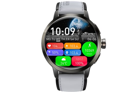 100+ Sports Modes Sleep Monitoring DM82 GPS Smart Watch IP68 Magnetic Charging