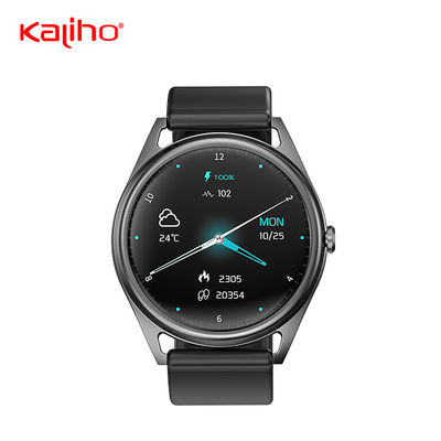 1.28 Inch Round Screen Men'S Waterproof Smart Watch Full Touch V5 Support Voice Assistant