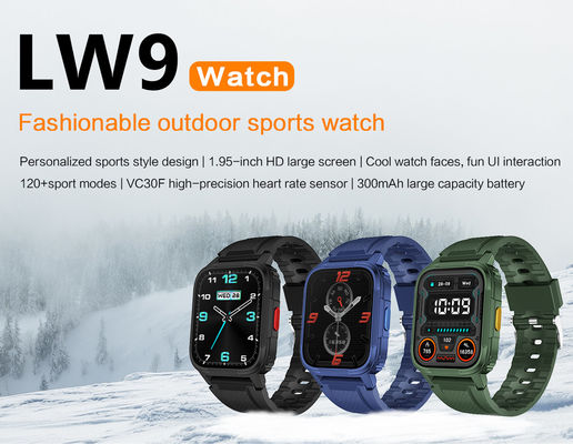 LW9 Stay Connected and Adventurous with Our Waterproof Smart Watch for Outdoor Sports