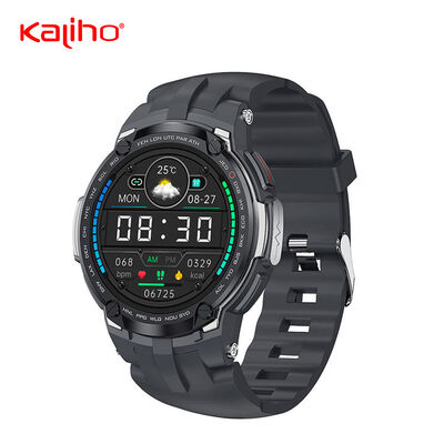 OEM ODM 1.28inch digital water resistant weight lifting heart rate monitoring custom gps tracking caller id smart phone calling V6 watch alarm clock smart home sports digital watches