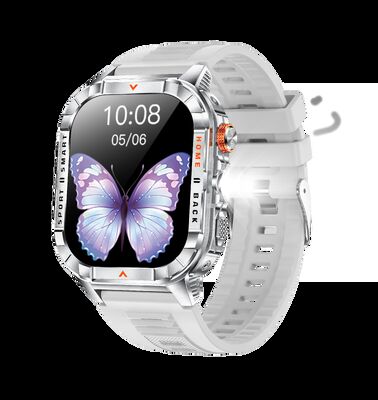 Reloj inteligente deportivo J13 con monitor de salud, clima, juegos y asistente de voz