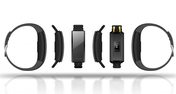 smartband heart rate blood pressure monitor